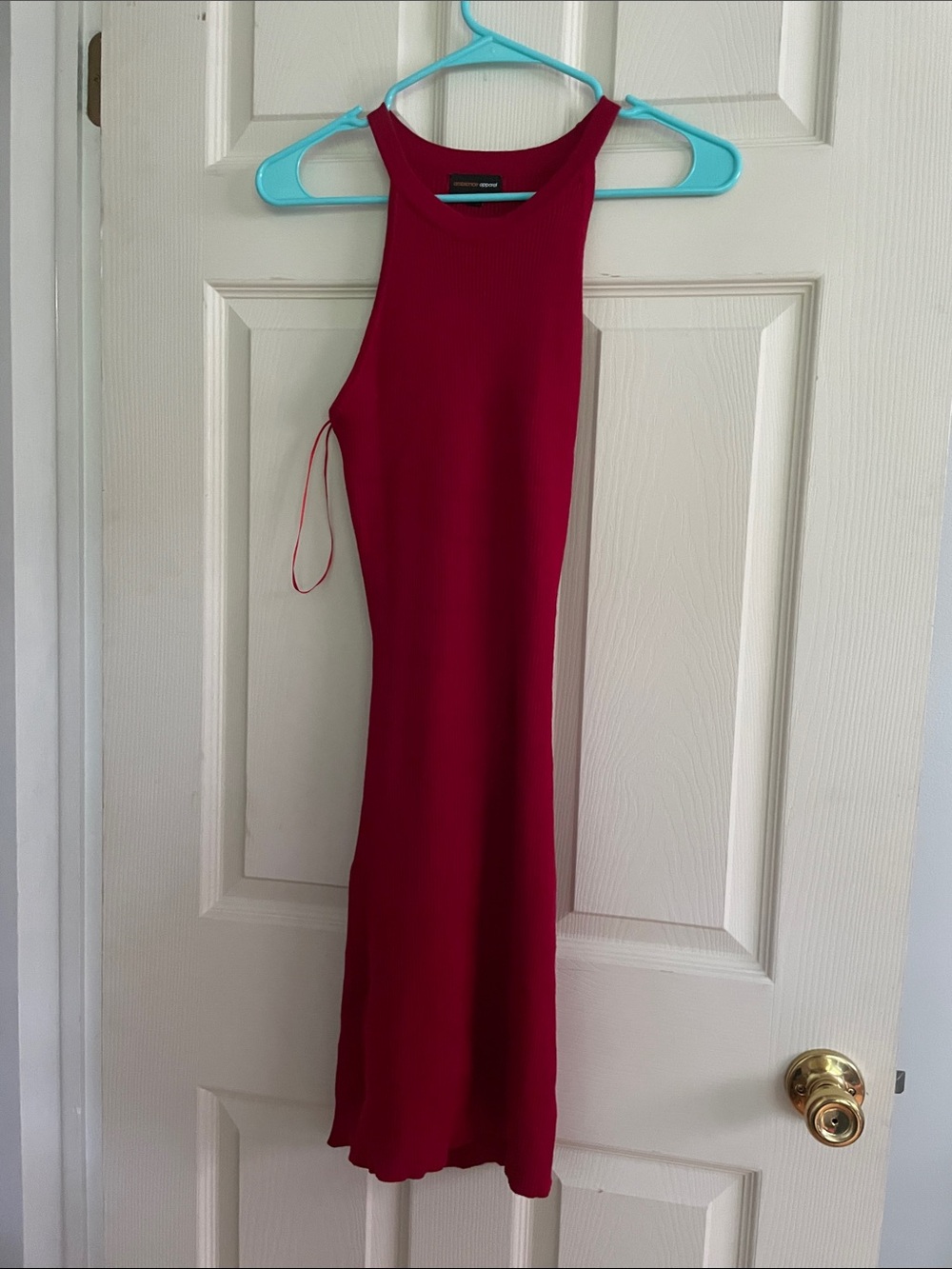 Ambiance apparel Sleeveless Ribbed cutout dress